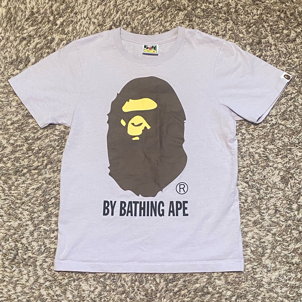 BAPE Big Ape Head By Bathing Ape Ladies Lavender Size XS